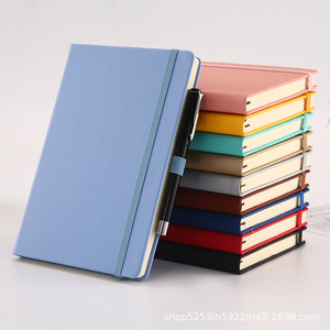 Customize Softcover Pu Leather Cover Diary A5 Cheap Journals Notebooks Business Hardcover <strong>Elastic</strong> Strap Diary <strong>Notepad</strong> <strong>2025</strong> - Product Image 4