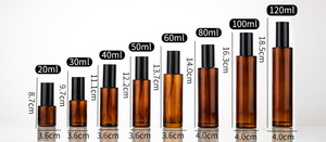 High Quality 1ml 2ml 3ml 5ml Small <strong>Perfume</strong> Glass Sample Bottle 1\/<strong>4</strong> Dram 5\/8 Dram 1 ml 2ml Clear Blue Amber Glass Vials
