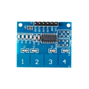 Kapazitiver 4-Kanal-Digital-Berührungssensor-Schaltmodul TTP224 für Arduino