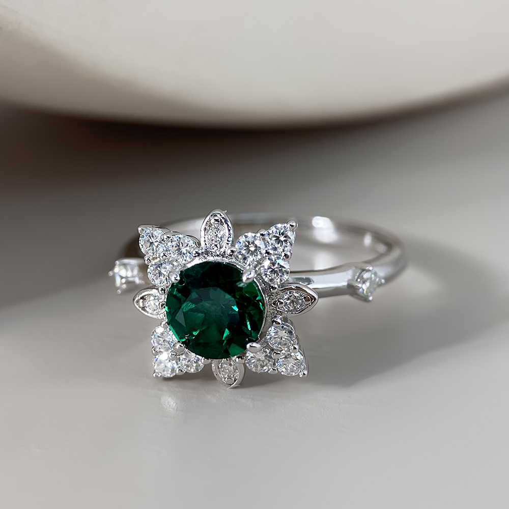 Argent/Vert