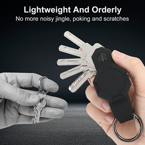 Anti-lost Protective <strong>Air</strong> Tag Holder <strong>Key</strong> Organizer for Airtag Silicone Case Keychain Hook Waterproof case for airtag Compact <strong>Key</strong> - Product Image 6
