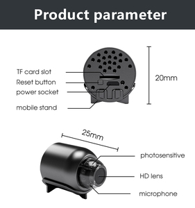 Rscamtom 1080P High-Definition Mini <strong>Camera</strong> Night Vision Motion Detection WIFI Enabled Night Vision WIFI USB Power Multi-User - Product Image 6