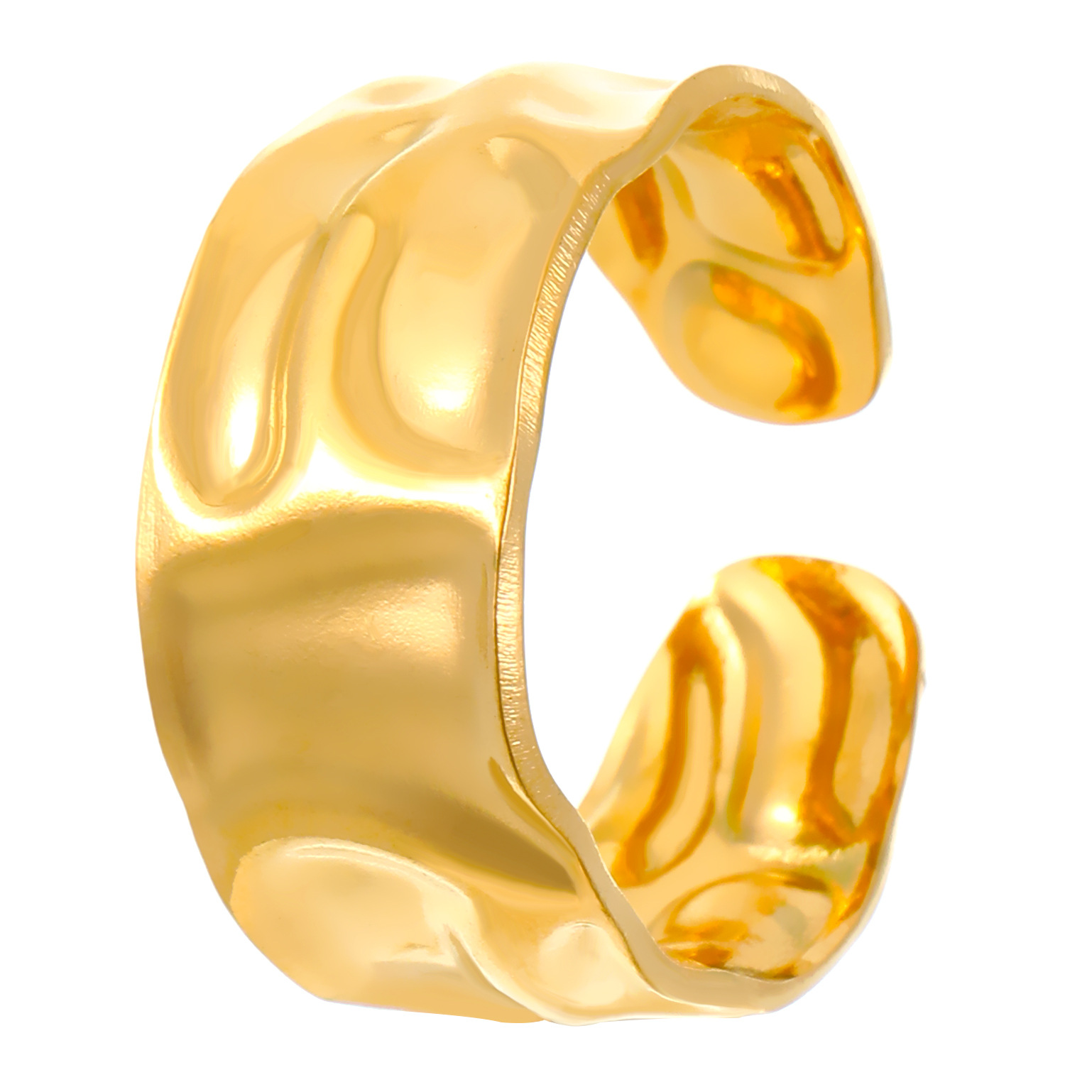 06 Or véritable 18 carats ondulé 10181