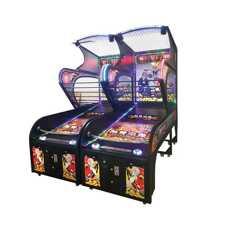 Parco di divertimenti gettoni arcade elettronica basket arcade macchina del gioco