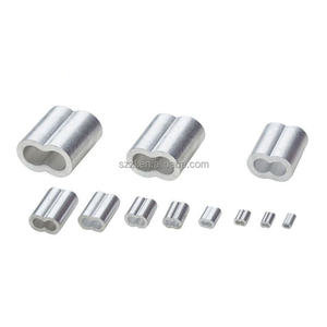 سلك حبل الطويق الألومنيوم البيضاوي الأكمام كليب تركيبات حلقة كم كابل يعقص M1.0-M10 - Product Image 5