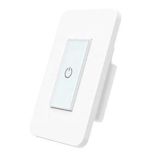 1/2 Gang WiFi uzaktan kumanda akıllı ev duvar dokunmatik WiFi akıllı ışık anahtarı WiFi duyarlı dokunmatik anahtarı Tuya Alexa ile çalışmak - Product Image 4