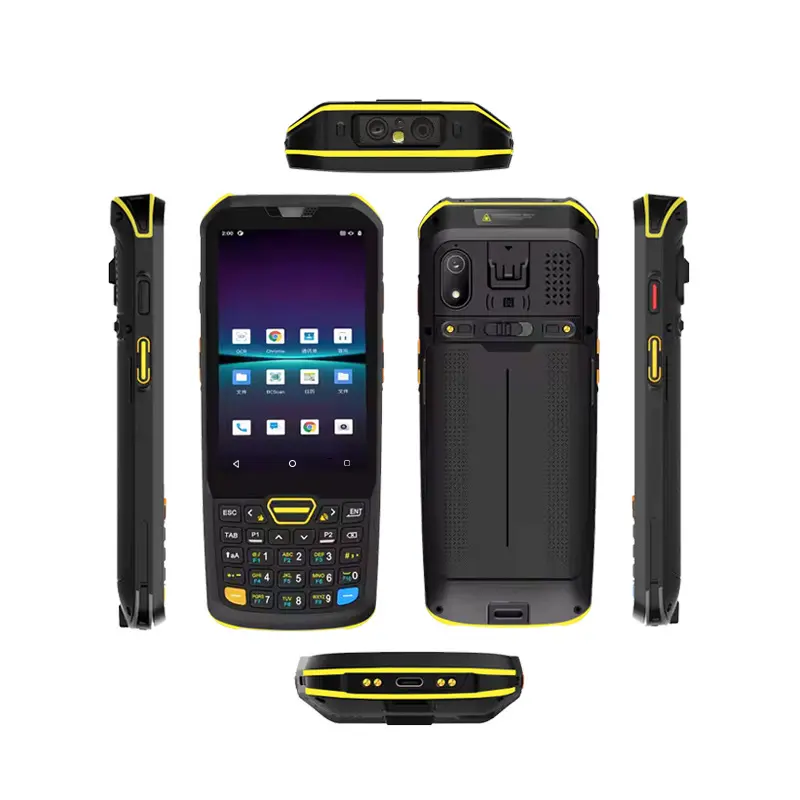 Hoge Kwaliteit Android 11 Ip68 Robuuste Pda Mobiele Handheld Mobiele Dataterminal Voor Koude Ketting Pda