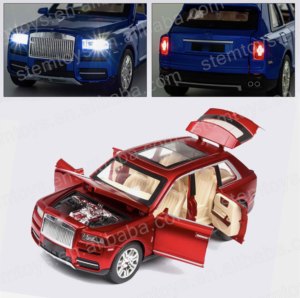 Döküm 1:24 Cullinan alaşım araba modeli simülasyon araba oyuncak geri çekme ses ve hafif metal toplama araba modeli - Product Image 5