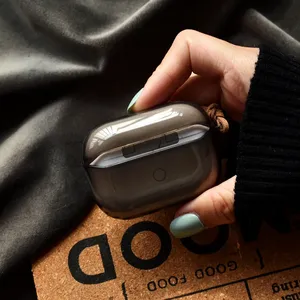 Rapçi Travis Scott Airpods 2 3 nesil kabuk kapak için Apple Airpods Pro kulaklık koruyucu hava bakla saydam - Product Image 3