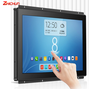 Zhichun Industrial LCD Touch PC Monitor Anti Shock Vibration 15.6&quot; 21.5&quot; 32&quot; Panel Wall Mount Monitor for Console <strong>Automation</strong> - Product Image 1