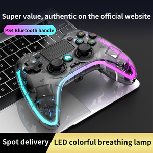 Gamepad inalámbrico BT para teléfono móvil P4, controlador RGB para Android, PC, controlador de Juegos de ordenador