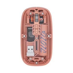 OEM Fabrik preis Macaron RGB Transparente 3D Ergonomische Drahtlose Maus Dual Mode 2.4g BT Light Tragbare Maus