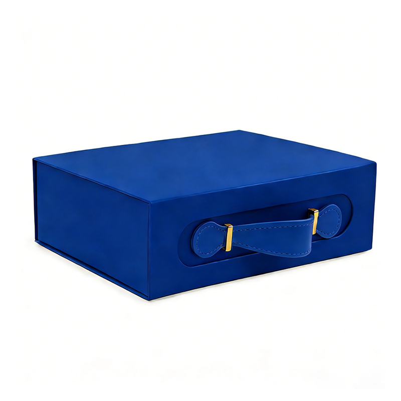 Caja de embalaje azul