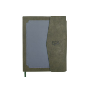 Solid <strong>Color</strong> Customizable Meeting Minutes/Class <strong>Notes</strong> Leather <strong>Notebook</strong> <strong>with</strong> Bookmarks Thermal Binding <strong>Notebook</strong> - Product Image 3