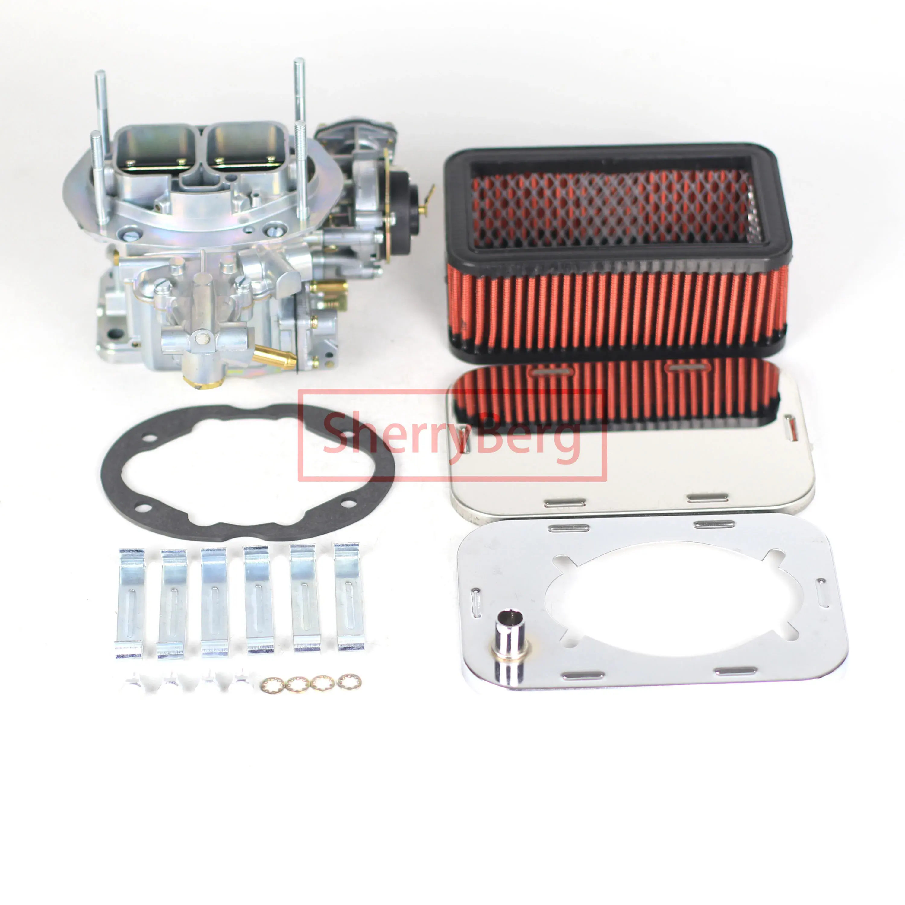 SherryBerg EMPI Weber Carburador carb 32/36 dfev carburador carb + filtro de ar (65mm de altura) kit para fiat VW ford skoda