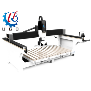 UBO, оптовая продажа, 4 + 1 Ось, мостовая пила для резки камня с ЧПУ, 4 оси, система управления, деревянная Конструкция стола для обработки плитки - Product Image 4