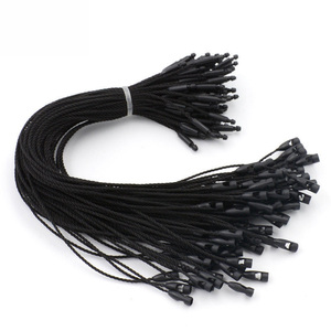 Best Selling Women's Woven Lace Paper <strong>Hang</strong> Tag Rope with <strong>String</strong> <strong>Loop</strong> and End Hook <strong>Printed</strong> Features for Garment Labeling - Product Image 6