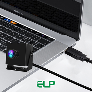 ELP 12megapixel USB fotocamera Plug and Play per Linux Raspberry Pi Windows No distorsion Lens 120fps 1080P Webcam per Glof Swing