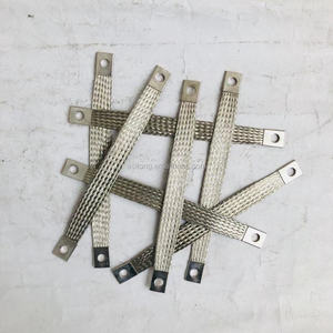 Flexible Link <strong>400A</strong> Braided Tinned Copper Stranded Wire <strong>Busbar</strong> Strands <strong>Busbar</strong> for Power Transmission - Product Image 3