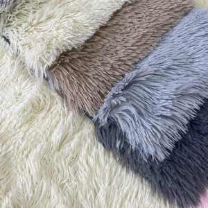 100% Polyester 40Mm Dài Đống Siêu Mềm Xù Xì Sang Trọng Vải <span class=keywords><strong>Pv</strong></span> Sang Trọng Vải Cho Giường Vật Nuôi - Product Image 4