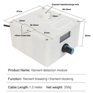 3DSWAY 3D Printer Parts Filament <strong>Sensor</strong> Blocking Clogging Breaking <strong>Detection</strong> Module Material Run Out Detector for Ender 3 CR10 - Product Image 2
