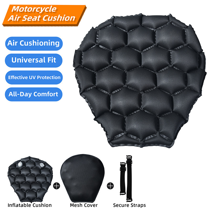 Siège gonflable pour moto