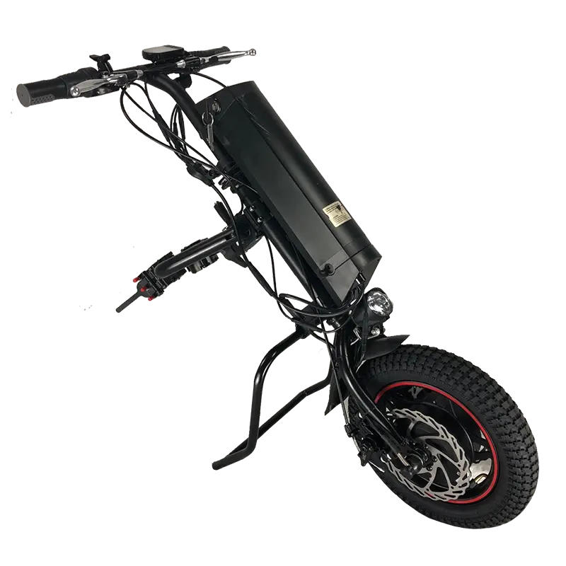 CE aprovado 36 EN15194 v frente 250w drive 12 polegadas frente e para trás a função e-handcycle conversão elétrica cadeiras de rodas