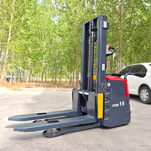 2025 NEWRICK Hot-selling Stand-on Electric Stacker with Multiple <strong>Functions</strong> for Warehouse Shelf Lifting and <strong>Handling</strong> - Product Image 1