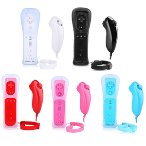 ニンテンドーWiiアクセサリー用2In1内蔵モーションワイヤレスリモートゲームコントローラーシリコンケースストラップ付きジョイスティックゲームパッド - Product Image 4