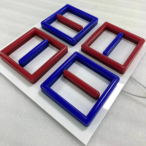Design personalizzato acrilico LED insegna al Neon colorata festa di compleanno pubblicità per edifici casa facile installazione sospesa a distanza