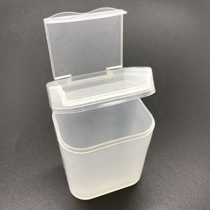 高品质节省空间迷你透明优质塑料盒PP储物盒带盖 - Product Image 2