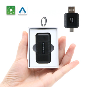 Herramientas privadas OEM MOQ bajo inalámbrico Carplay Android Auto adaptador USB Dongle conexión Bluetooth para Apple Carplay - Product Image 3