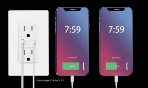 FTR15QC <strong>American</strong> Standard Quick Charge Pd 36w 3.0 Pd 3.0 <strong>Usb</strong> Multi Wall <strong>Socket</strong> <strong>Usb</strong> Type c Port Wall <strong>Socket</strong> with Usbquick Charge - Product Image 6