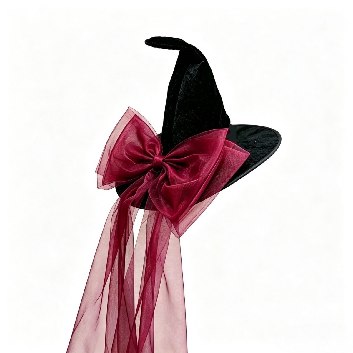 Black with red bow