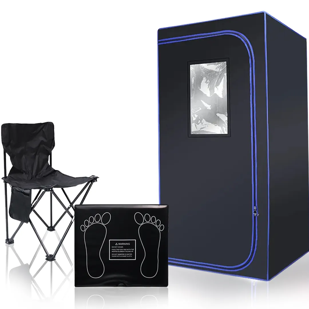 Tenda Sauna a vapore portatile affidabile per Sauna per 1 persona con riscaldamento a infrarossi per riscaldamento interno Spa bagno da ufficio