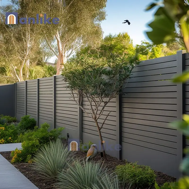 Anlike Guangdong Fabricant Gates Deck Privacy Panneaux de clôture en aluminium pour jardin électrique personnalisé pour l'extérieur