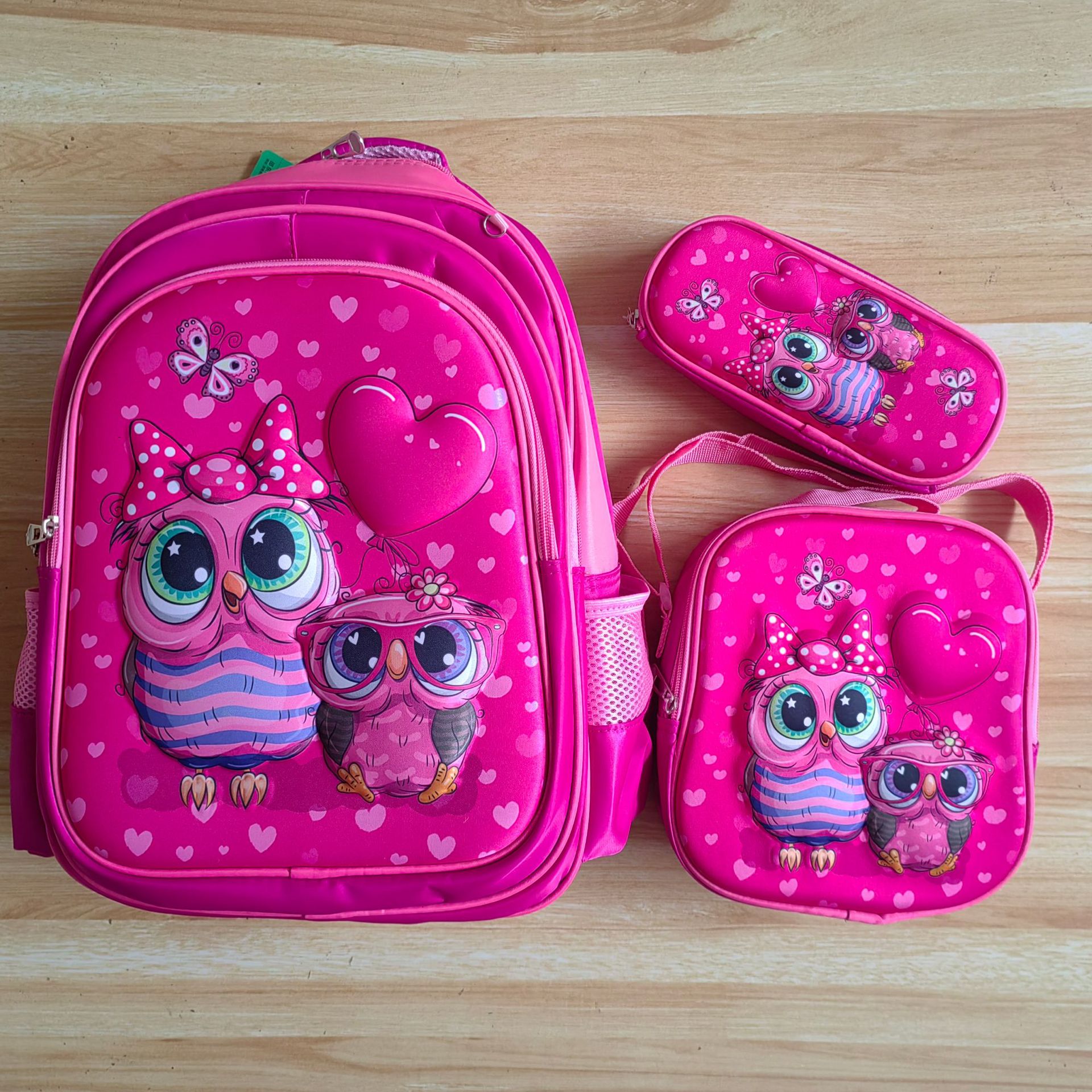 Three-piece set-owl