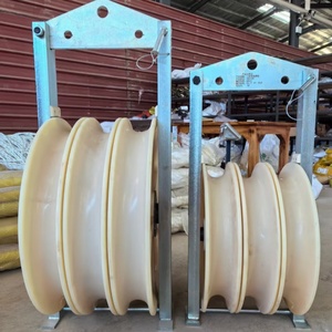 Nylon <strong>Stringing</strong> Pulley <strong>Blocks</strong> for Overhead Cable Construction Safe and Durable Cable <strong>Stringing</strong> Pulley <strong>Block</strong> - Product Image 6