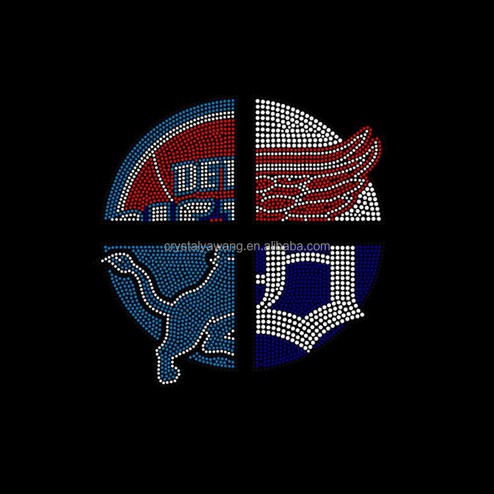 Design #5 crystal blue red