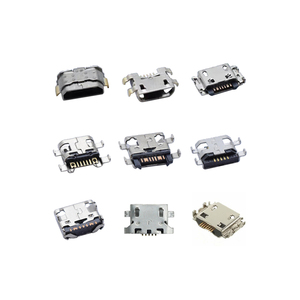 USB连接器微型5针DIP USB连接器母部分b型微型Usb插座，用于手机充电引脚连接器