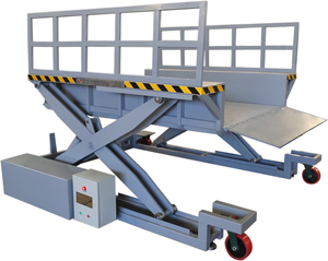 Elevador de contenedores de descarga eficiente con mesa elevadora de tijera móvil personalizada-Plataforma hidráulica para uso en camiones - Product Image 4