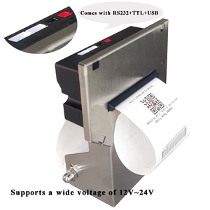 3 Inch Thermal Printer Print Ticket Kiosk Printer Usb <strong>RS232</strong> With 80mm Auto Cutter for Self-Service Thermal Printer Module - Product Image 2