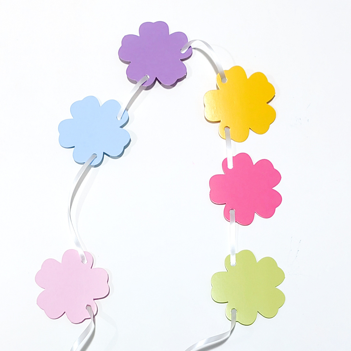 Light color flower pull flower 12 pieces/strip (coil)