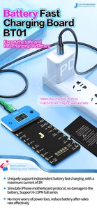 Toptan JCID C-BT01 pil hızlı şarj PD 3A şarj kurulu iPhone 6-13 tam serisi Android etkinleştirmek için pil Teste - Product Image 3