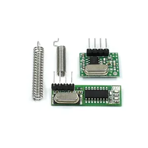 Módulo receptor y transmisor de RF superheterodino de 433 Mhz, controles remotos de 433 Mhz para Arduino uno, módulo inalámbrico, Kits Diy