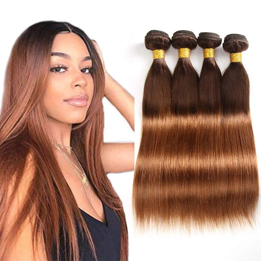 Extensión de cabello humano a precio de fábrica, cabello humano virgen de niña muy joven, paquetes de cabello sin procesar virgen 10a