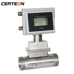 24V DC LWQ con reborde mini generadores de vapor Digital Industrial de Gas natural de la turbina medidor de flujo con 4-20ma de salida de impulsos de amoníaco - Product Image 4
