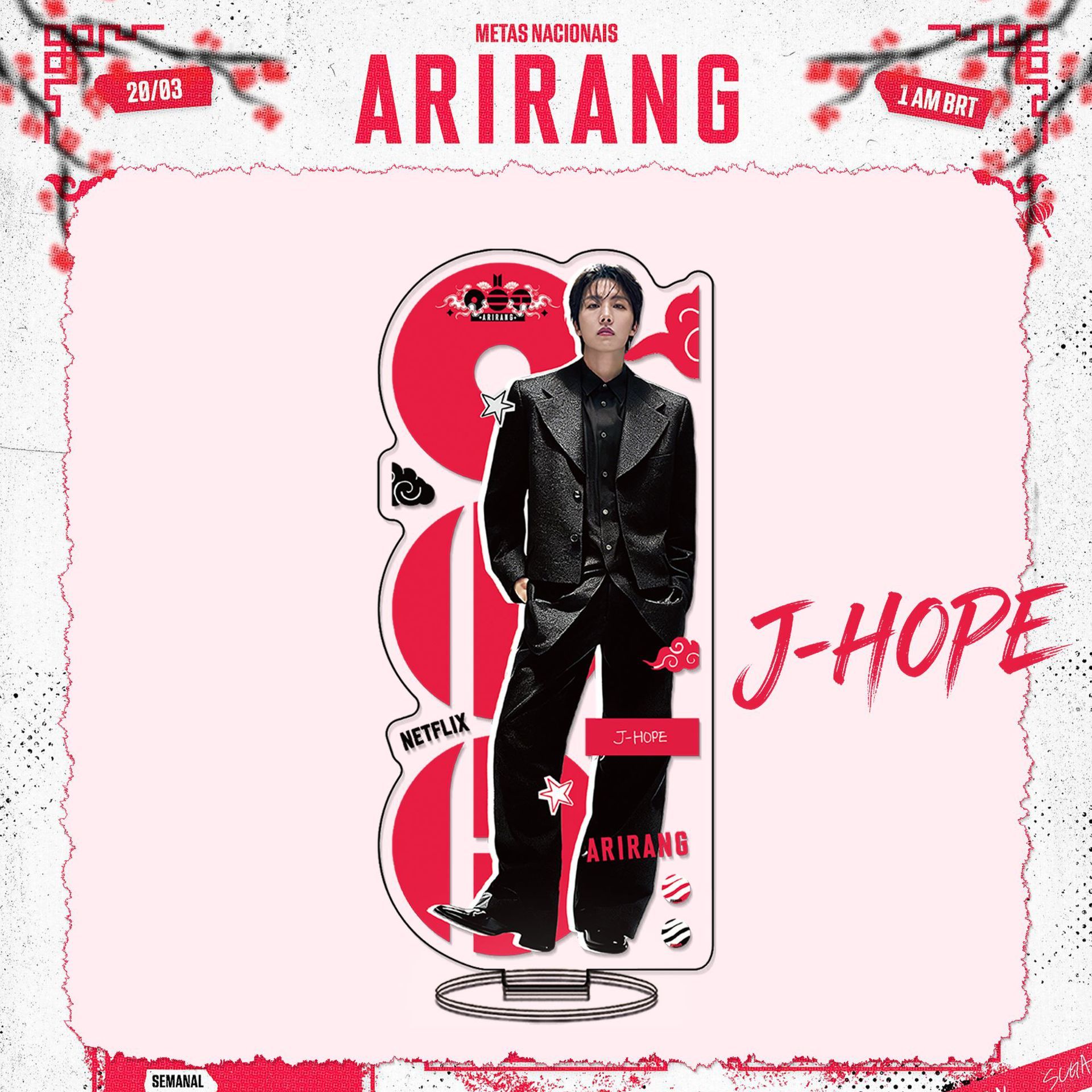 Panneau debout jhope
