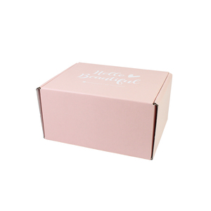 Bán buôn tùy chỉnh in màu hồng cá nhân đăng ký bưu phẩm vận chuyển hộp giấy gửi thư quà tặng bao bì các tông hộp bưu phẩm - Product Image 2