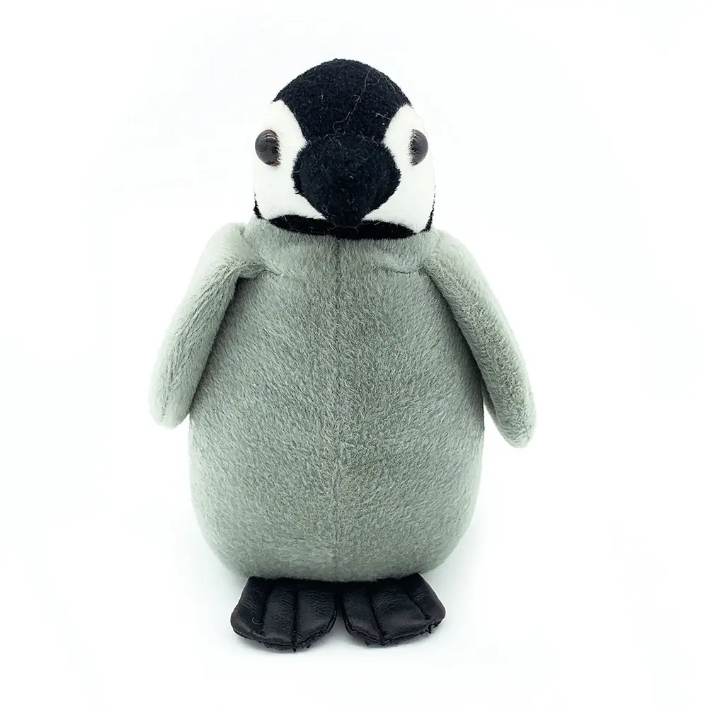 Personnalisé peluche gros animal club pingouins fait à la main gris pingouin bébé doux poupée jouets en peluche pingouin à vendre